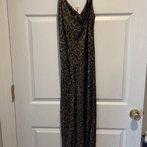 Cheetah Print maxi dress